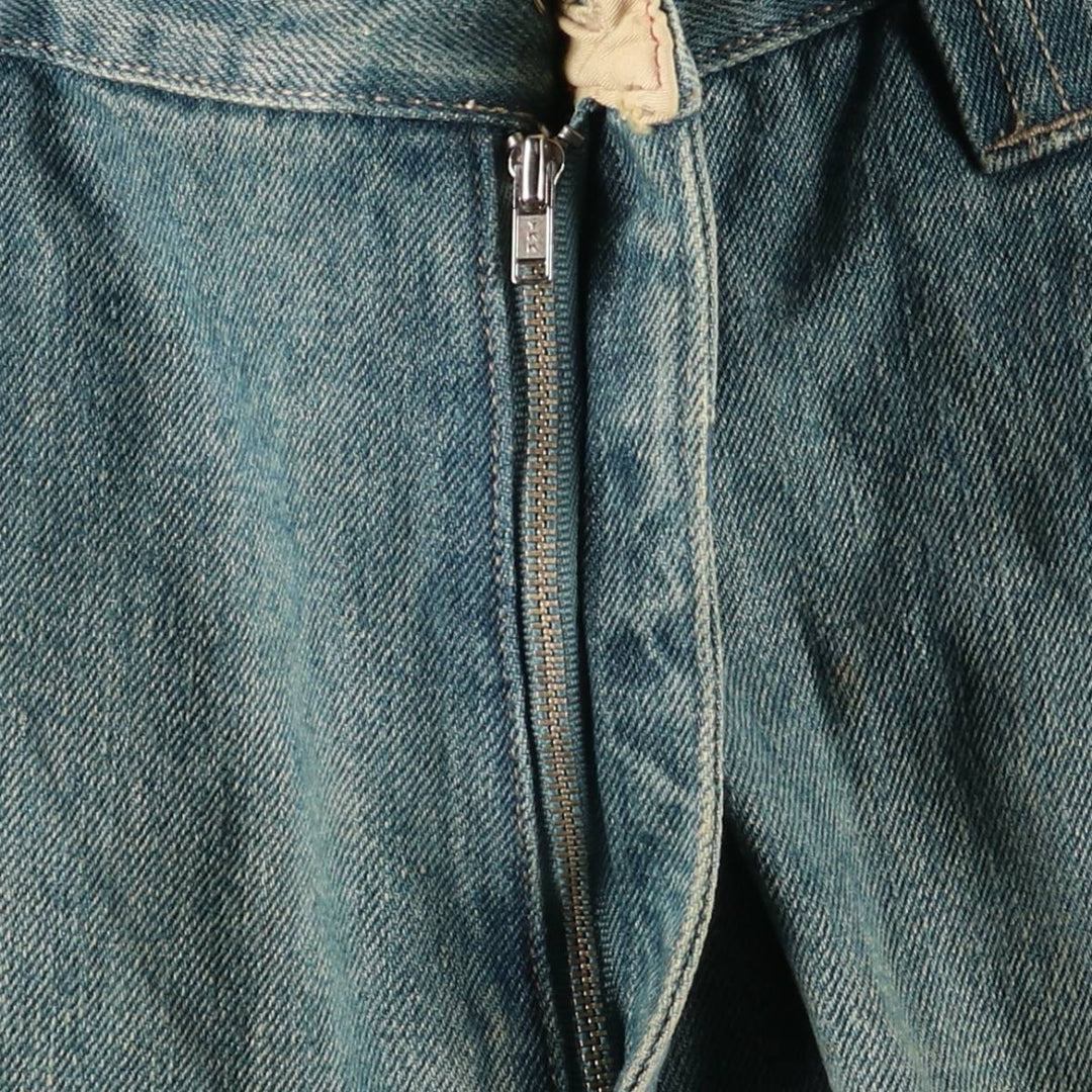 Marithe Francois Girbaud Men's Straight Denim Pants (Size W34) cotton blue type Vintage Second Hand