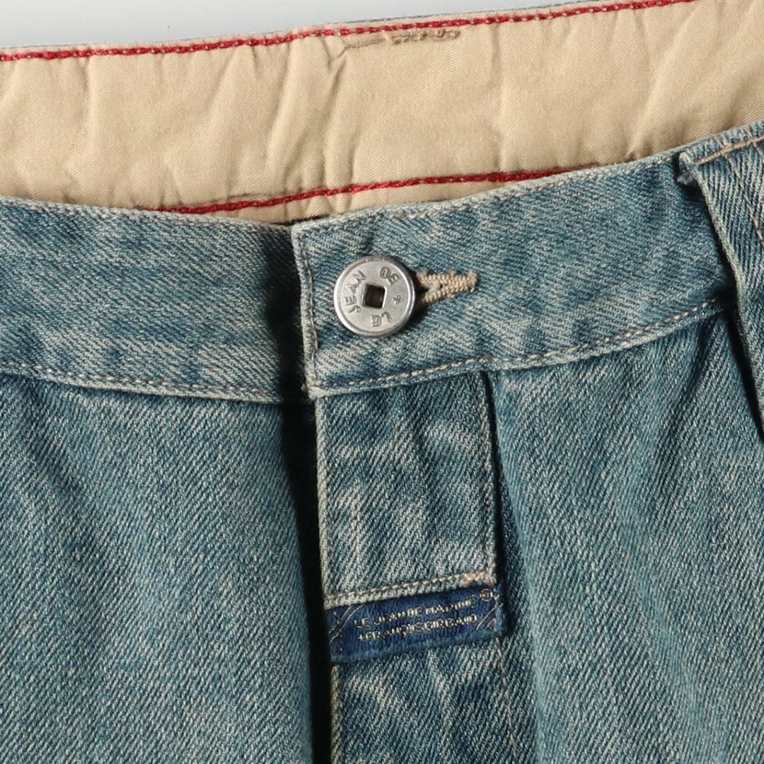 Marithe Francois Girbaud Men's Straight Denim Pants (Size W34) cotton blue type Vintage Second Hand