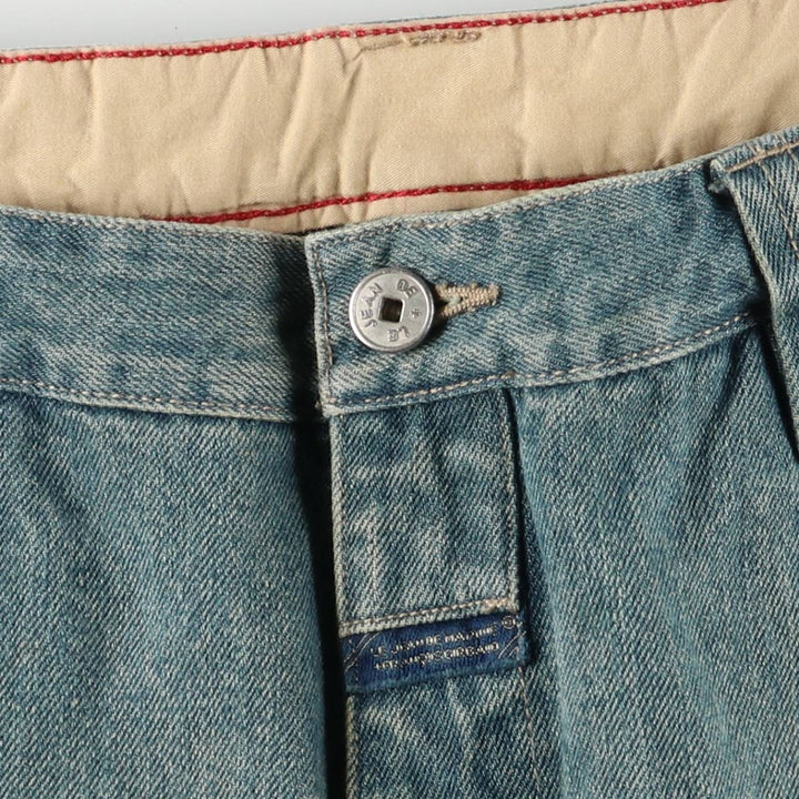 Marithe Francois Girbaud Men's Straight Denim Pants (Size W34) cotton blue type Vintage Second Hand