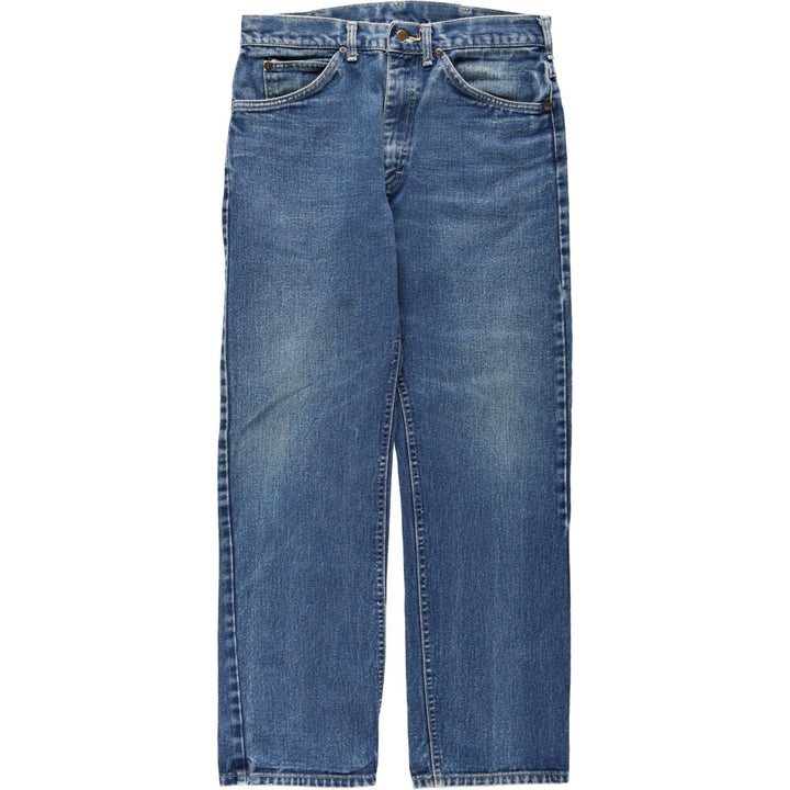 70s-80'S LL Bean Straight Denim Pants, Made in USA, Men's Size W31 (approx.), Vintage cotton blue type Vintage Second Hand