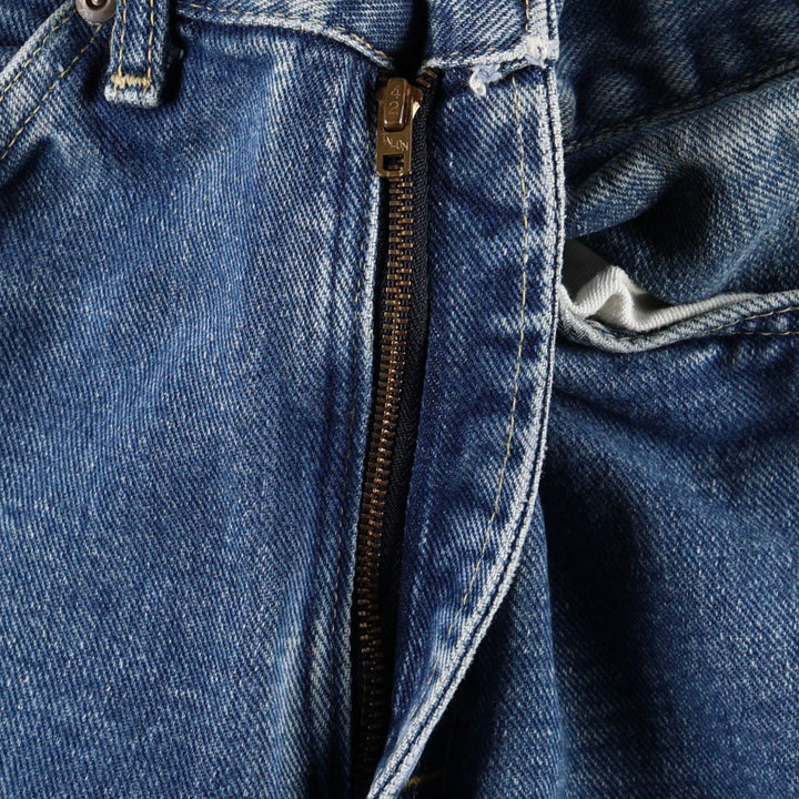 70s-80'S LL Bean Straight Denim Pants, Made in USA, Men's Size W31 (approx.), Vintage cotton blue type Vintage Second Hand