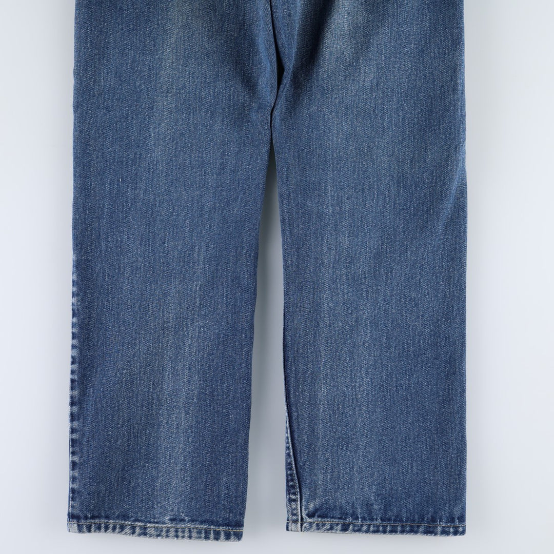 70s-80'S LL Bean Straight Denim Pants, Made in USA, Men's Size W31 (approx.), Vintage cotton blue type Vintage Second Hand