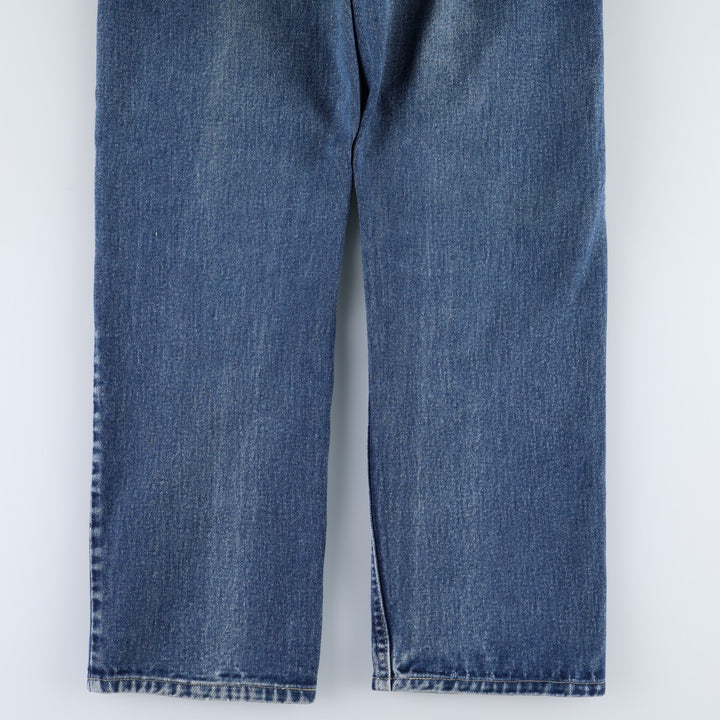 70s-80'S LL Bean Straight Denim Pants, Made in USA, Men's Size W31 (approx.), Vintage cotton blue type Vintage Second Hand