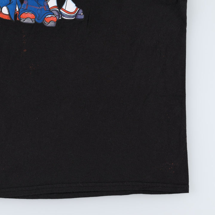 BRATZ character print T-shirt, men's size L (equivalent) cotton black type Vintage Second Hand