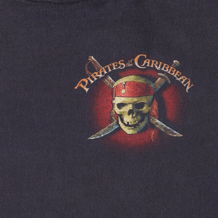 Disney Pirates of the Caribbean Movie T-Shirt, Men's, Size XXL cotton black type Vintage Second Hand