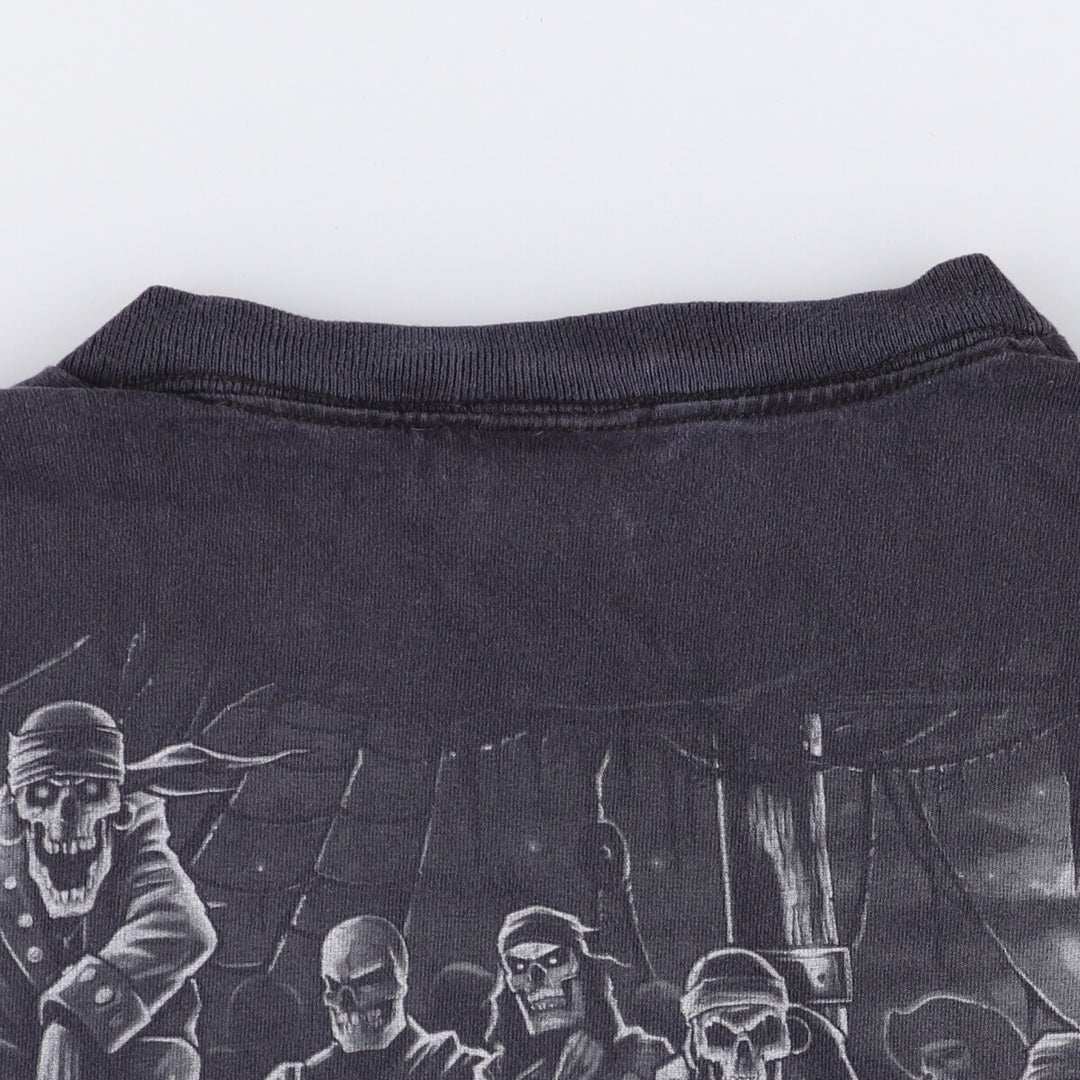 Disney Pirates of the Caribbean Movie T-Shirt, Men's, Size XXL cotton black type Vintage Second Hand