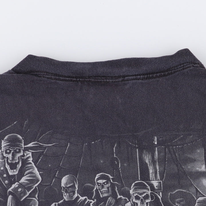 Disney Pirates of the Caribbean Movie T-Shirt, Men's, Size XXL cotton black type Vintage Second Hand