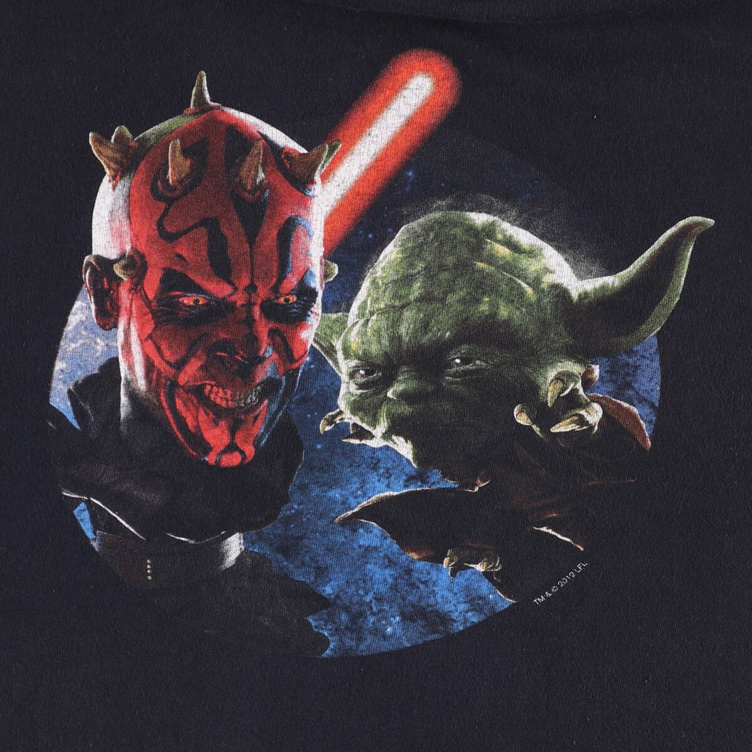 Anvil Star Wars Movie T-Shirt, Men's, Size XL, Crew Neck, Short Sleeve cotton black type Vintage Second Hand