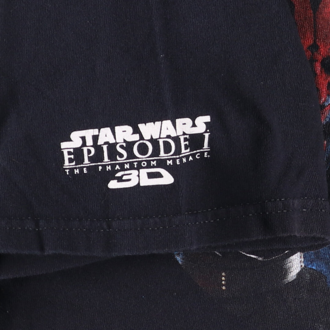 Anvil Star Wars Movie T-Shirt, Men's, Size XL, Crew Neck, Short Sleeve cotton black type Vintage Second Hand