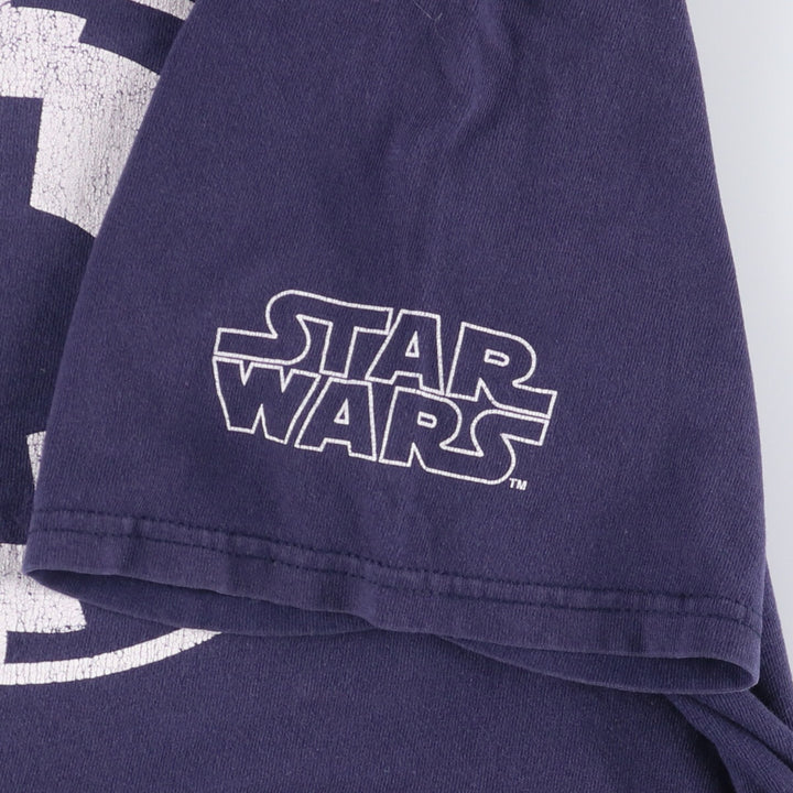 STAR WARS Star Wars Movie T-shirt Men's M size unclear navy blue type Vintage Second Hand