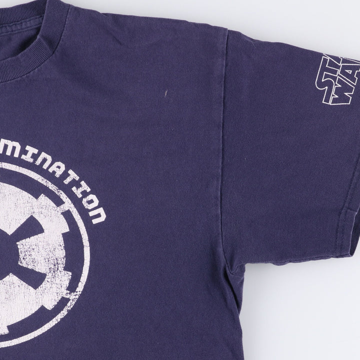 STAR WARS Star Wars Movie T-shirt Men's M size unclear navy blue type Vintage Second Hand