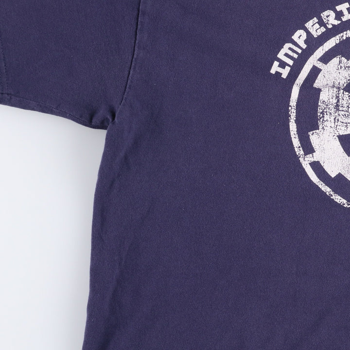 STAR WARS Star Wars Movie T-shirt Men's M size unclear navy blue type Vintage Second Hand