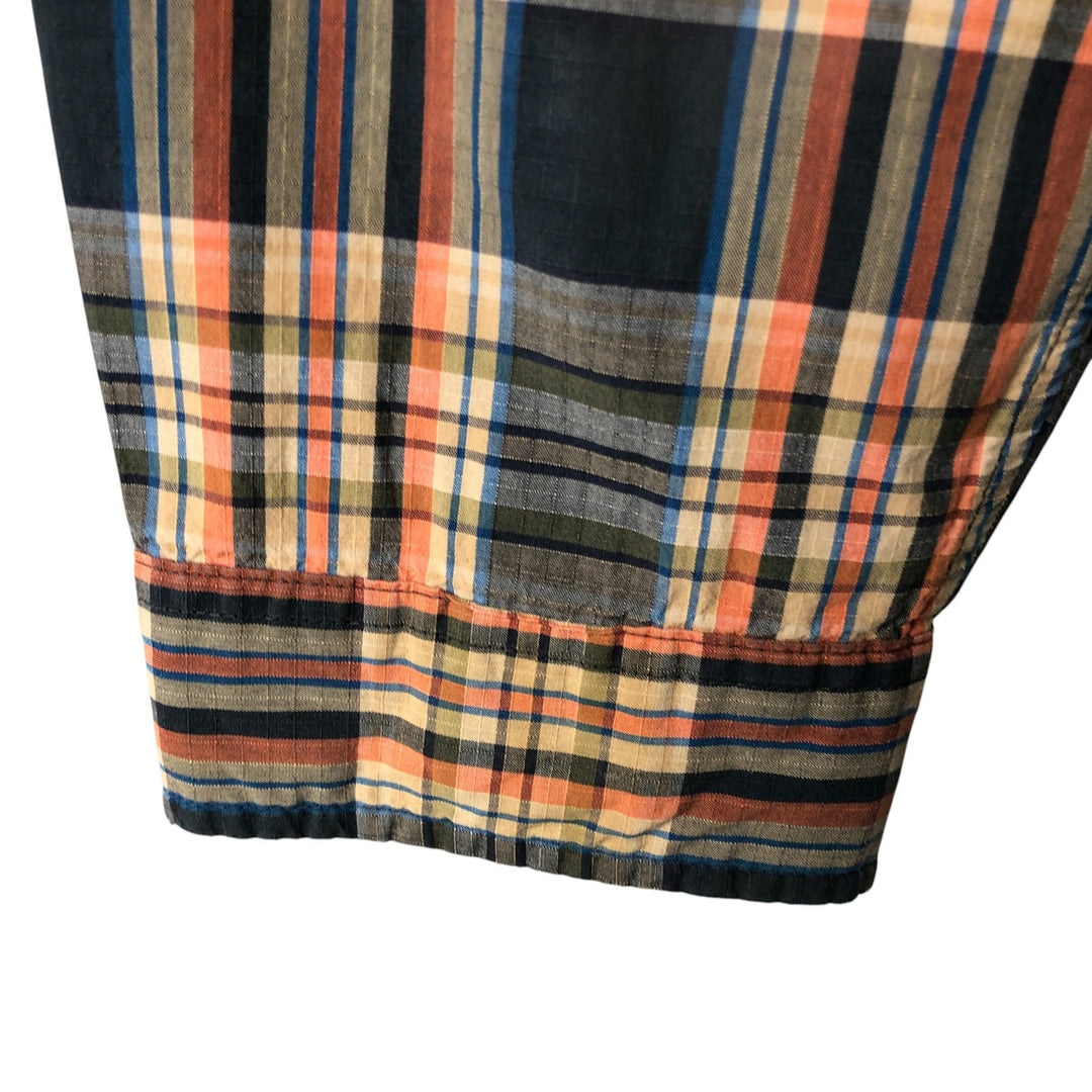 Patagonia Organic Cotton Long Sleeve Cotton Check Shirt, Men's Size L cotton orange type Vintage Second Hand