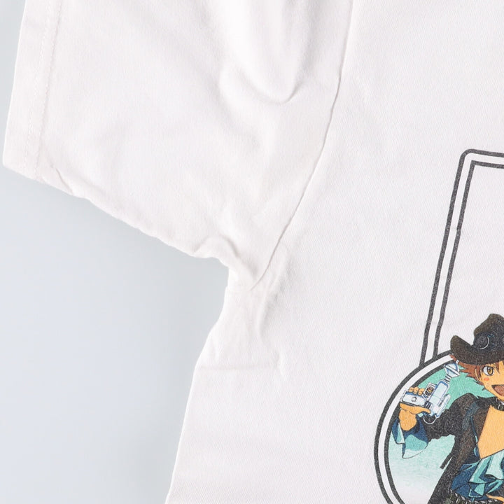 COWBOY BEBOP Cowboy Bebop Anime Character Print T-Shirt, Men's Size M cotton white type Vintage Second Hand