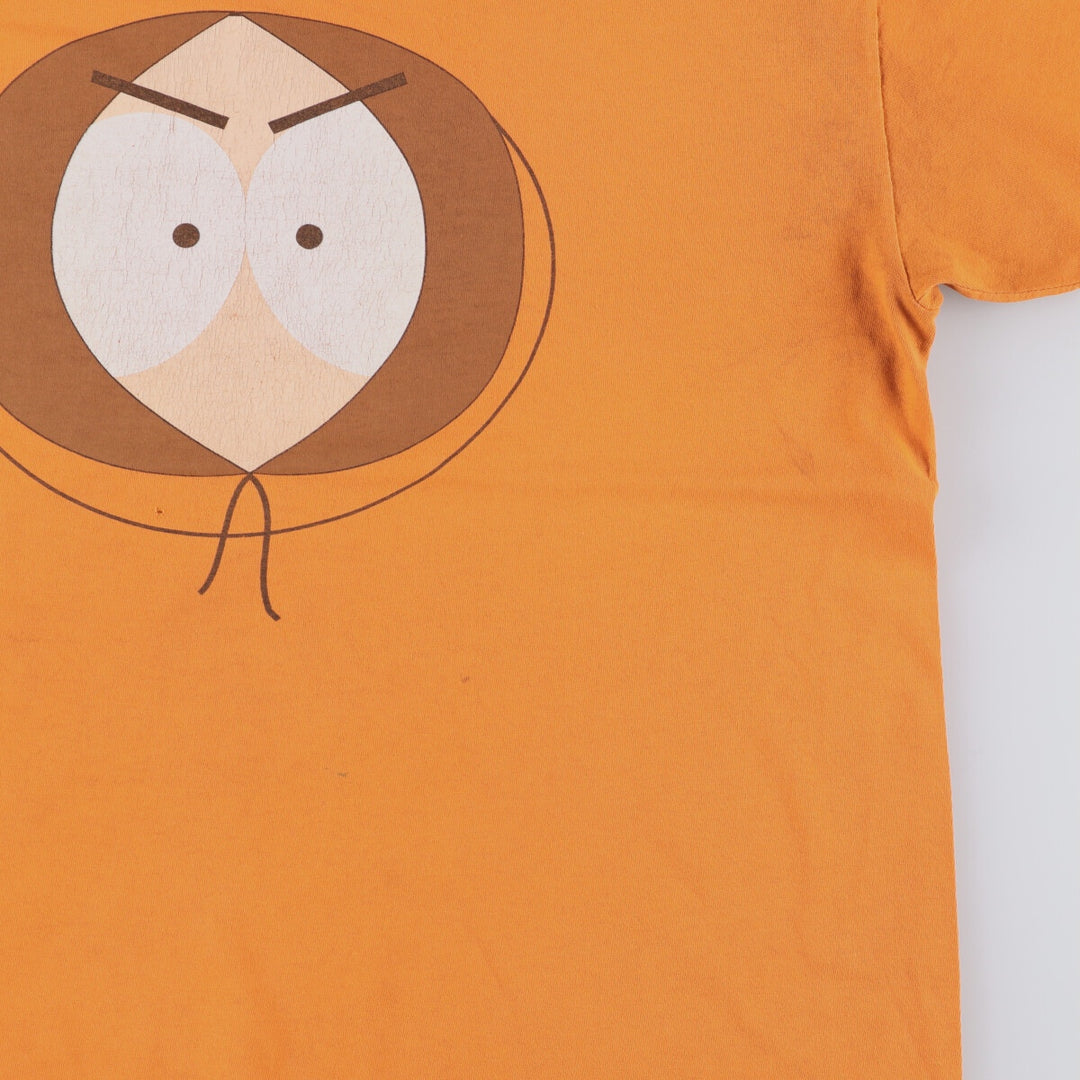 00'S SOUTH PARK South Park character print T-shirt Men's XL size cotton orange type Vintage Second Hand