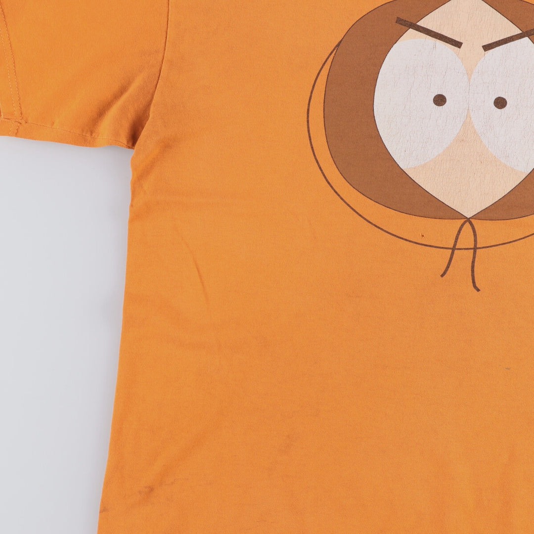 00'S SOUTH PARK South Park character print T-shirt Men's XL size cotton orange type Vintage Second Hand