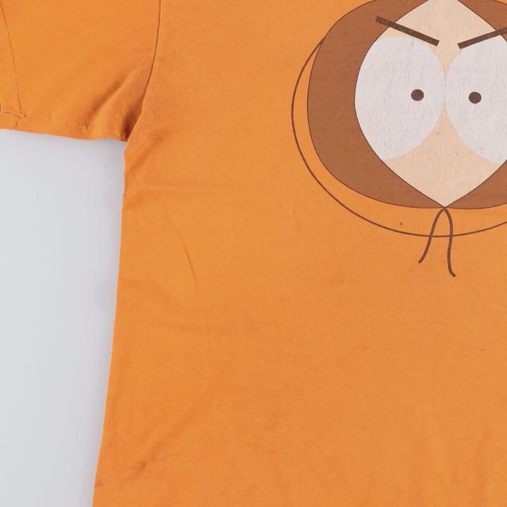 00'S SOUTH PARK South Park character print T-shirt Men's XL size cotton orange type Vintage Second Hand