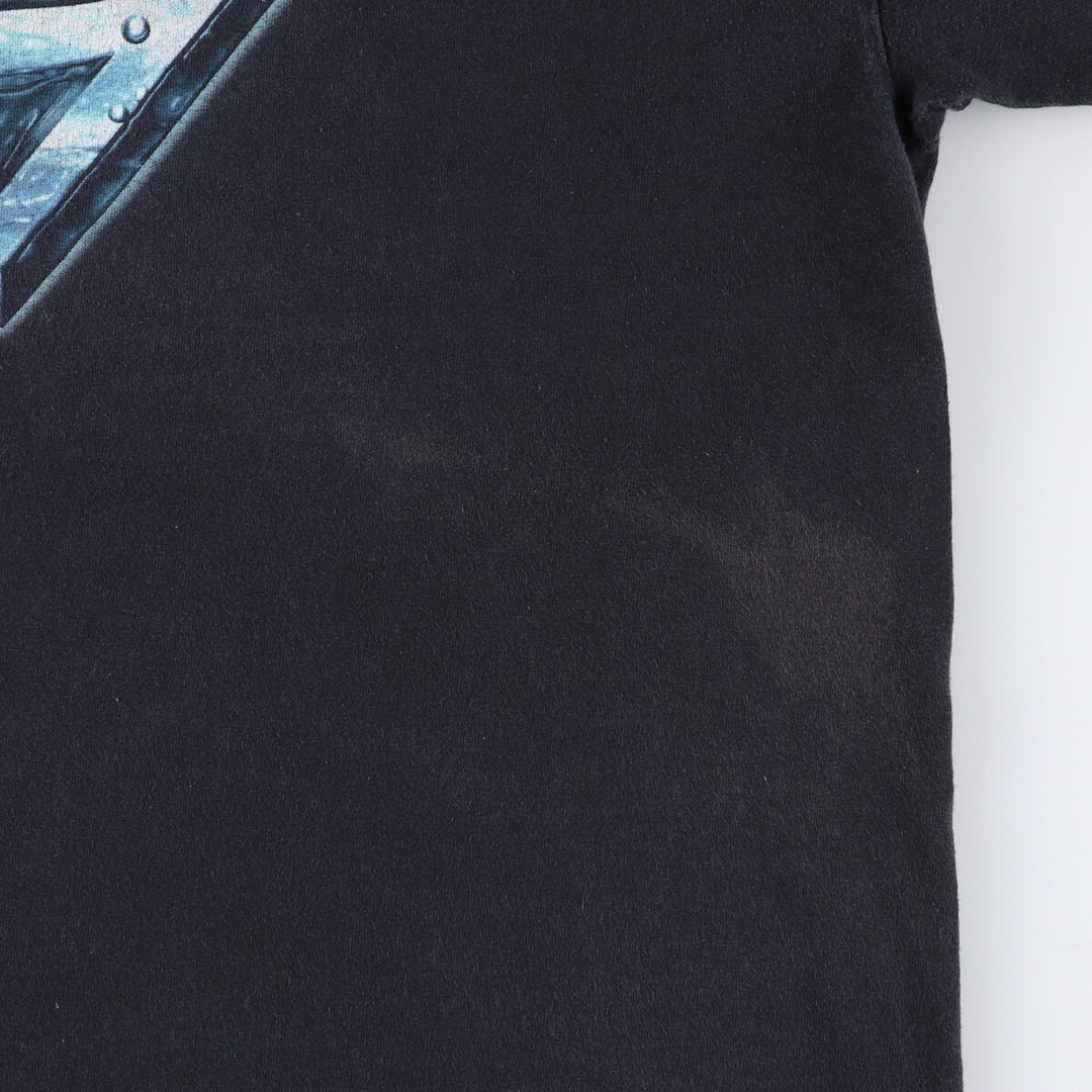 2000'S SUPERMAN Character Print T-Shirt Men's XL cotton black type Vintage Second Hand