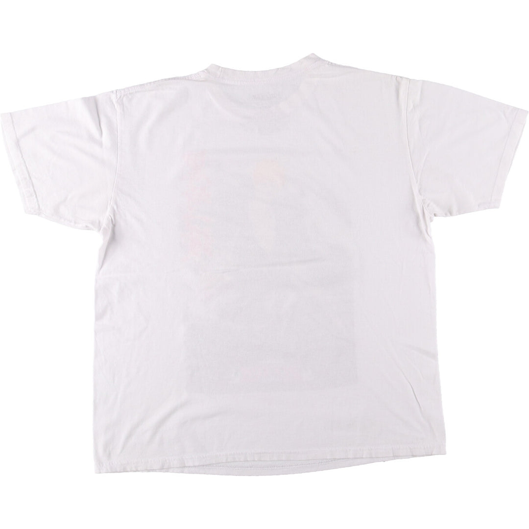 BLEACH anime character print T-shirt, men's size XL cotton white type Vintage Second Hand