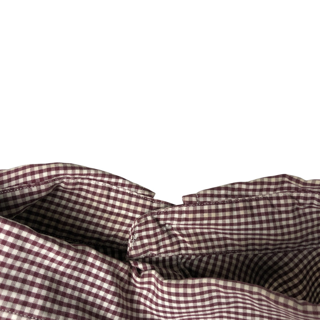Ralph Lauren RALPH LAUREN GOLF Long Sleeve Button Down Check Shirt Men's XL cotton white type Vintage Second Hand