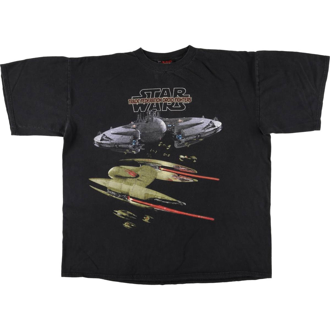 90'S Star Wars Movie T-shirt, Men's XL, Vintage unclear Charcoal Vintage Second Hand