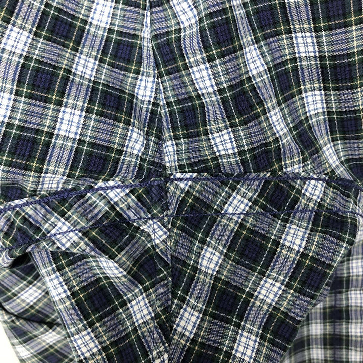 Ralph Lauren Classic Fit Long Sleeve Button Down Check Shirt Men's XL cotton blue type Vintage Second Hand