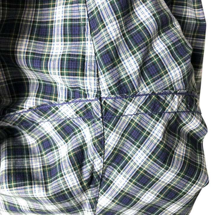 Ralph Lauren Classic Fit Long Sleeve Button Down Check Shirt Men's XL cotton blue type Vintage Second Hand