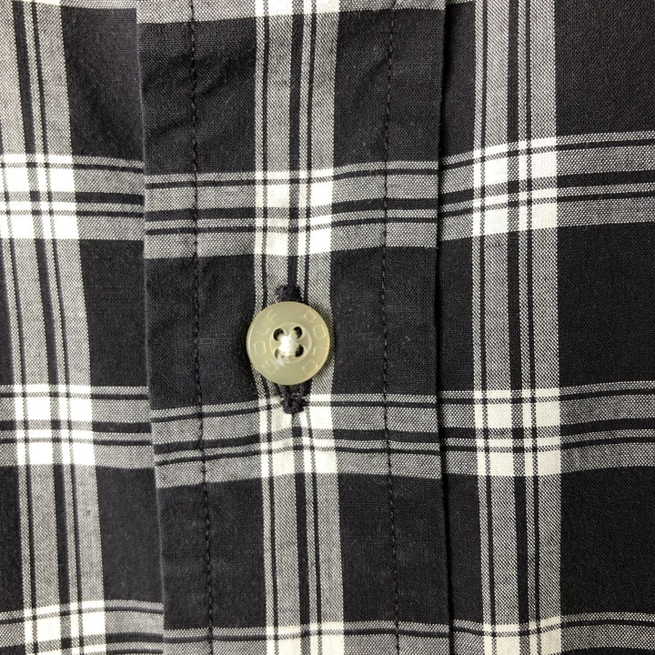 Ralph Lauren POLO GOLF Long sleeve cotton check shirt, men's size M cotton white type Vintage Second Hand