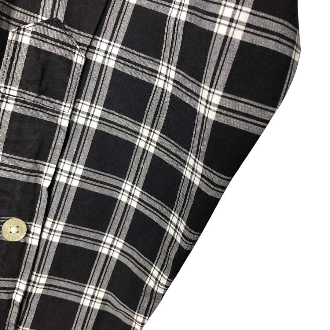 Ralph Lauren POLO GOLF Long sleeve cotton check shirt, men's size M cotton white type Vintage Second Hand