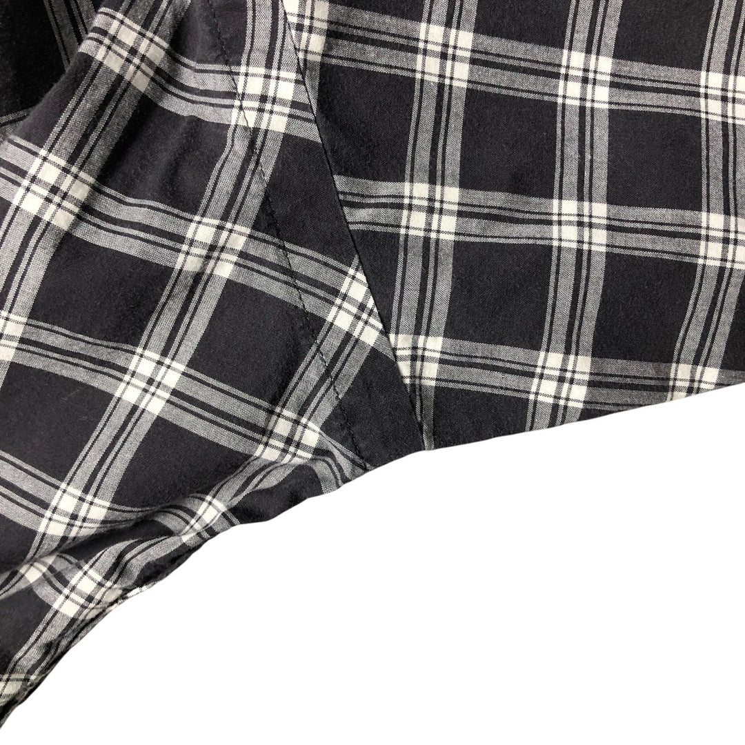 Ralph Lauren POLO GOLF Long sleeve cotton check shirt, men's size M cotton white type Vintage Second Hand