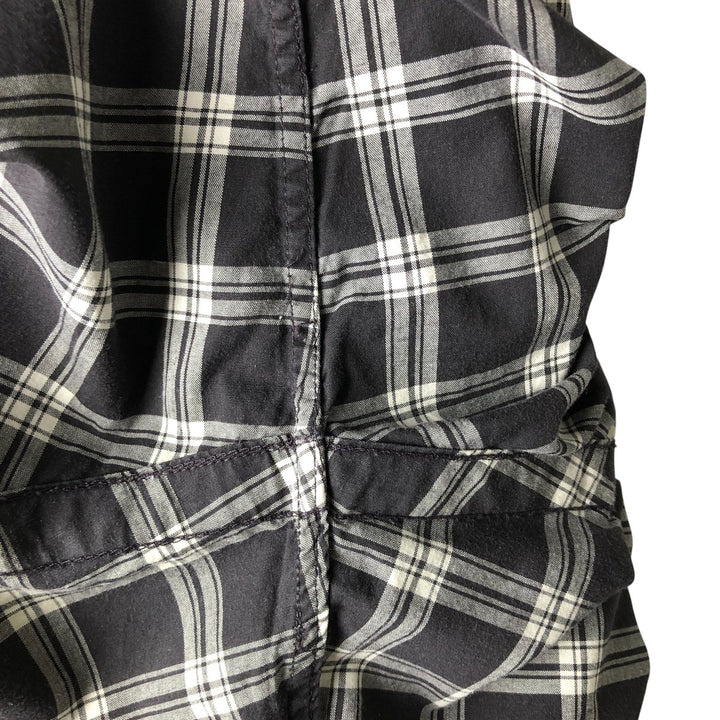 Ralph Lauren POLO GOLF Long sleeve cotton check shirt, men's size M cotton white type Vintage Second Hand