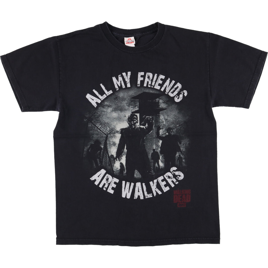 ALSTYLE THE WALKING DEAD Movie T-shirt for men, size M cotton black type Vintage Second Hand