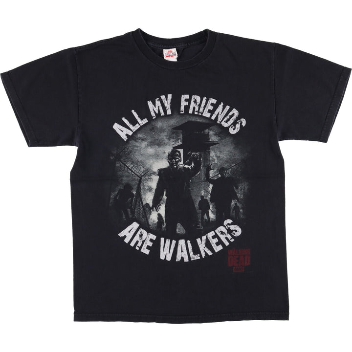 ALSTYLE THE WALKING DEAD Movie T-shirt for men, size M cotton black type Vintage Second Hand