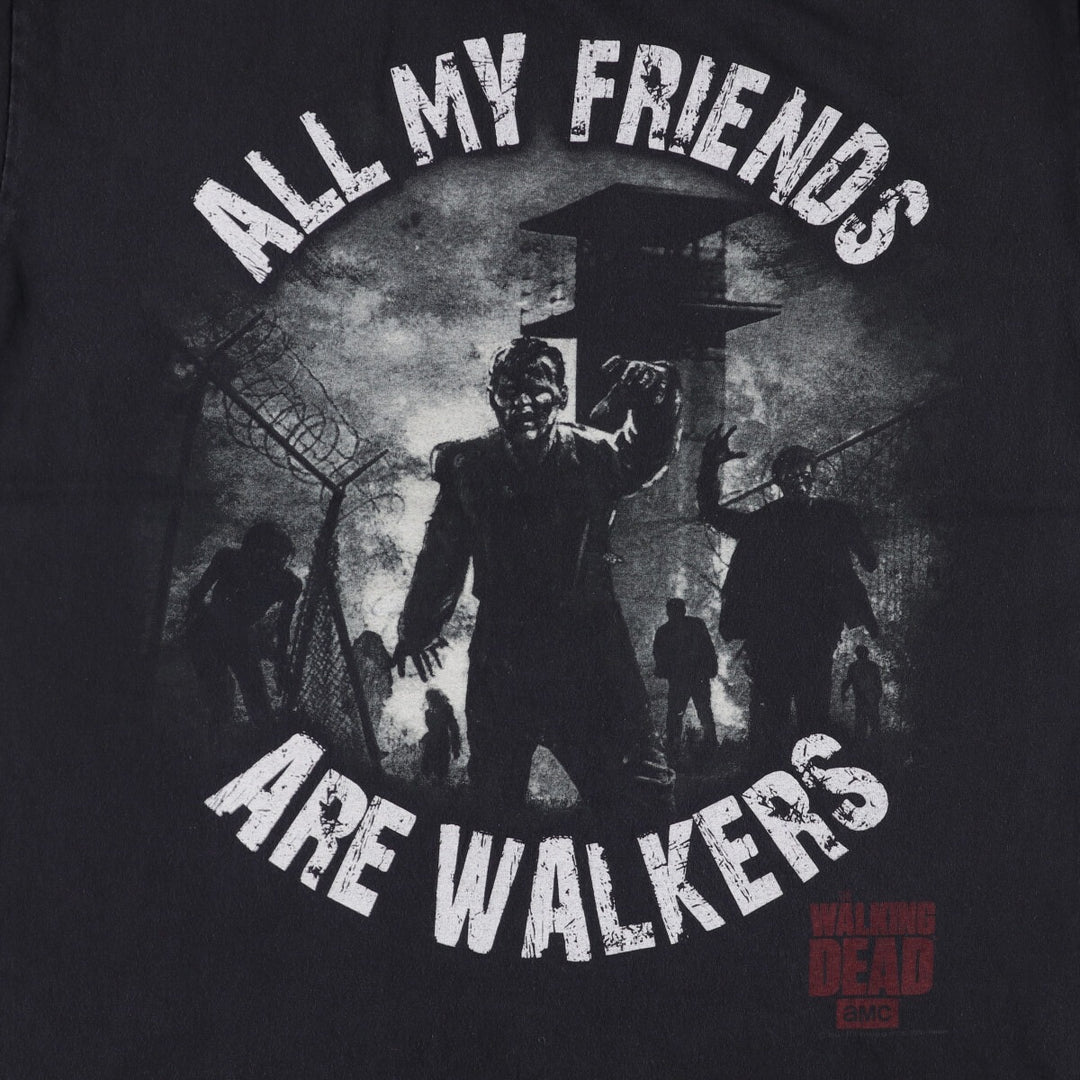 ALSTYLE THE WALKING DEAD Movie T-shirt for men, size M cotton black type Vintage Second Hand