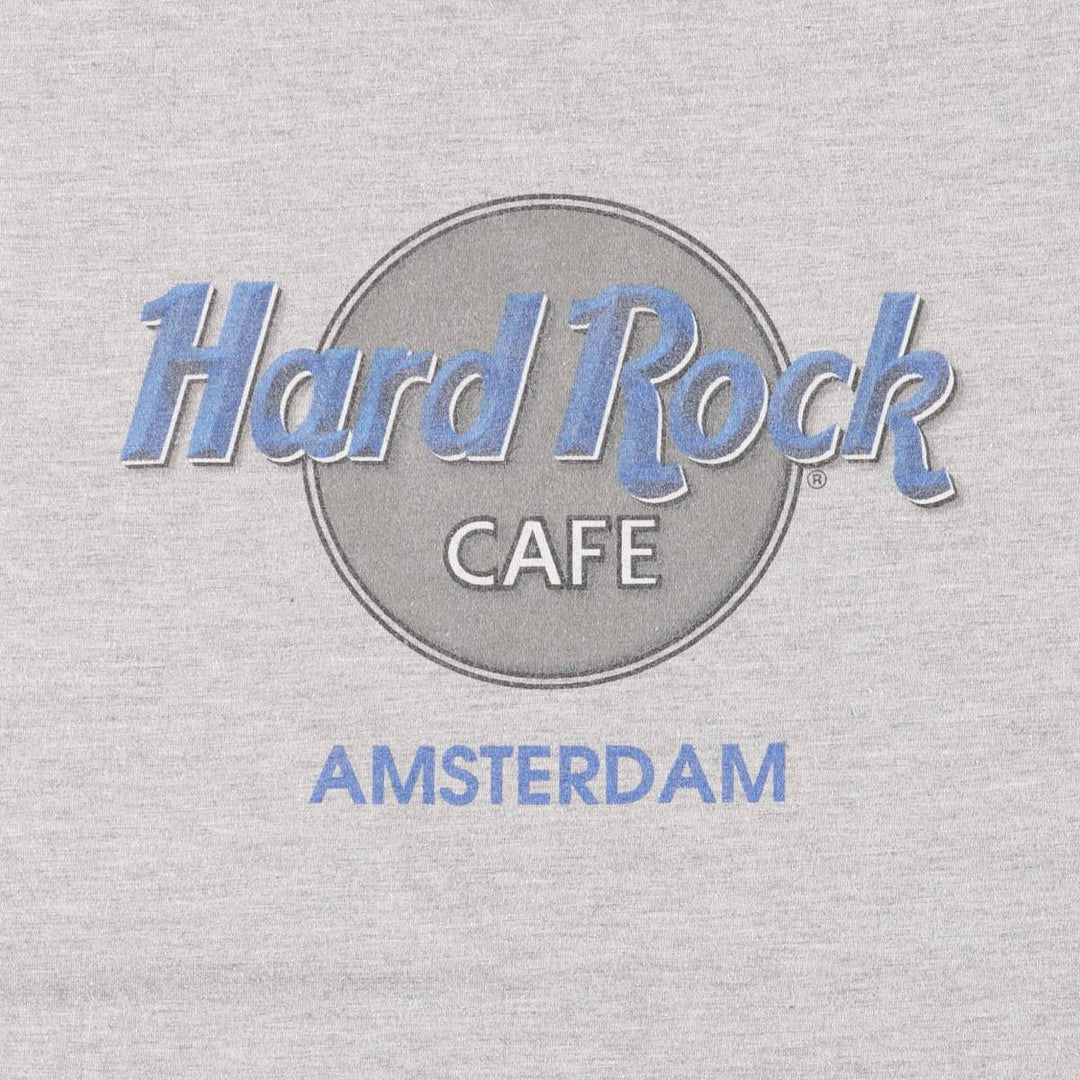 Hard Rock Cafe HARD ROCK CAFE Advertising T-shirt Men's XL equivalent cotton gray type Vintage Second Hand