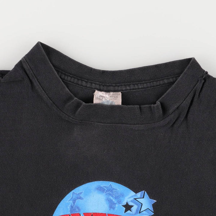 90'S PLANET HOLLYWOOD Advertising T-shirt, Made in USA, Men's L size, Vintage cotton Charcoal Vintage Second Hand