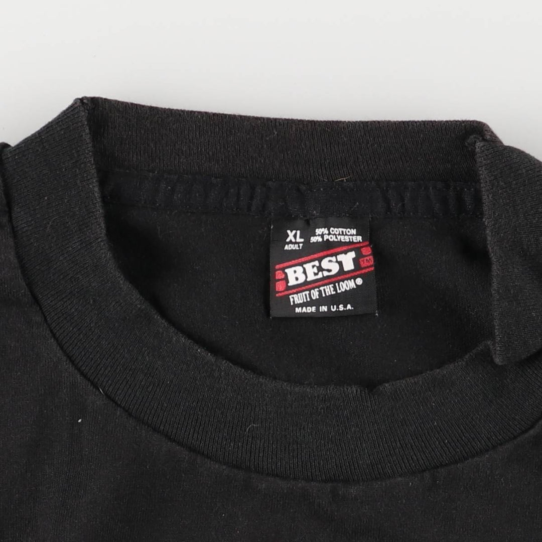 90'S Fruit of the Loom CENTURY 21 Advertising T-shirt Made in USA Men's XL Vintage cotton black type Vintage Second Hand