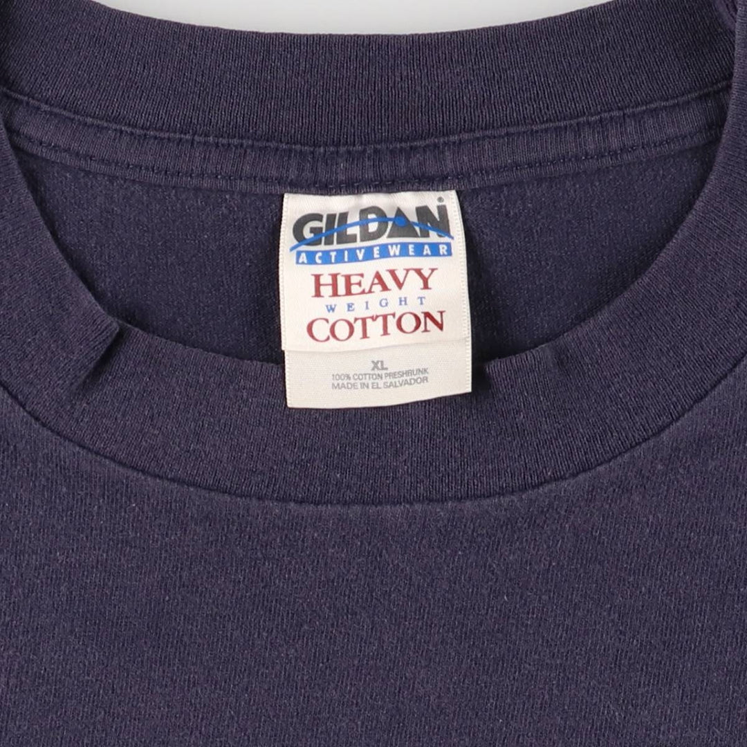 00'S Gildan CORONA EXTRA Advertising T-shirt, Men's XL cotton navy blue type Vintage Second Hand