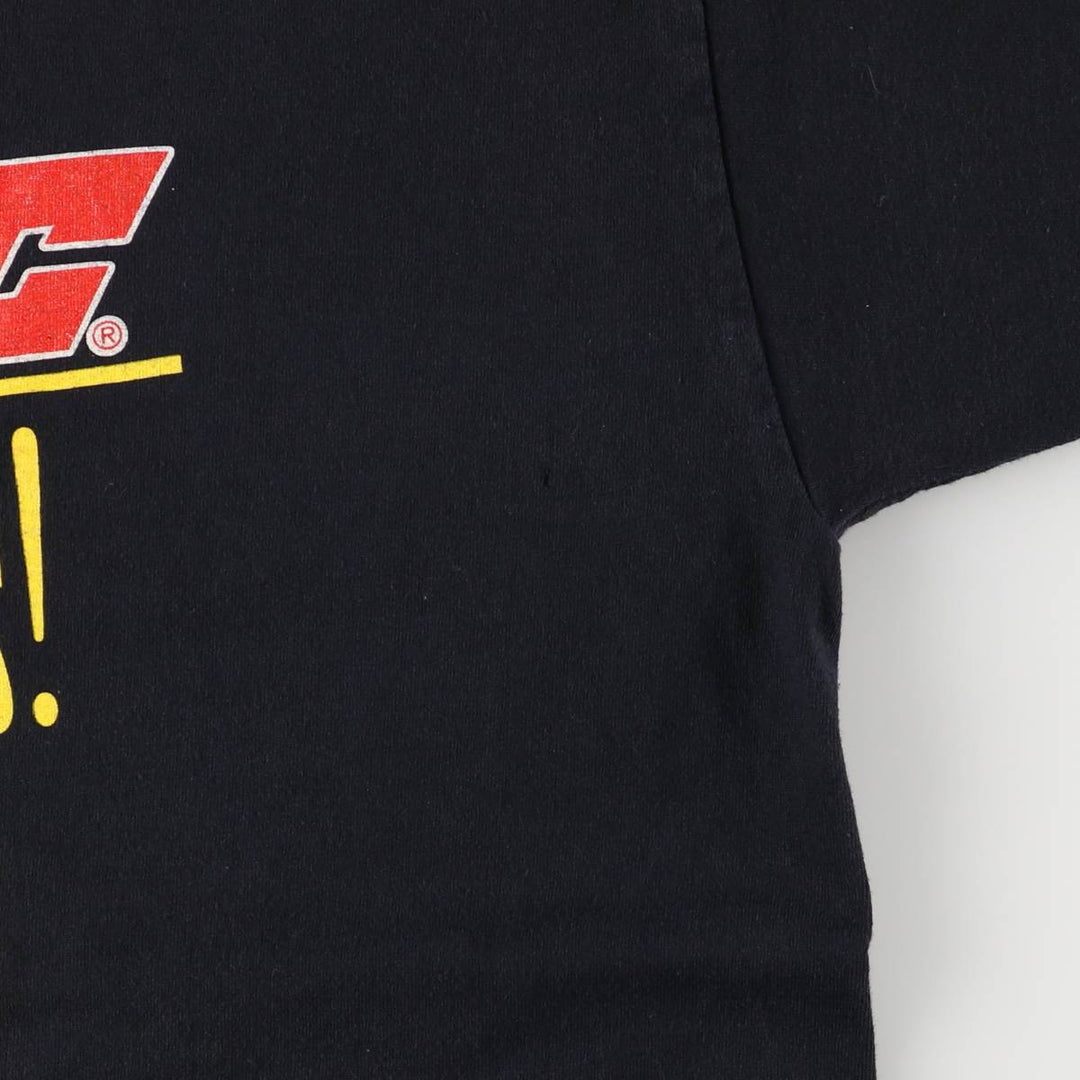 90'S SONIC DRIVE IN Sonic Drive-In Advertising T-shirt Made in USA Men's L size Vintage cotton black type Vintage Second Hand
