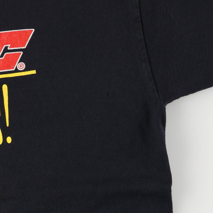 90'S SONIC DRIVE IN Sonic Drive-In Advertising T-shirt Made in USA Men's L size Vintage cotton black type Vintage Second Hand