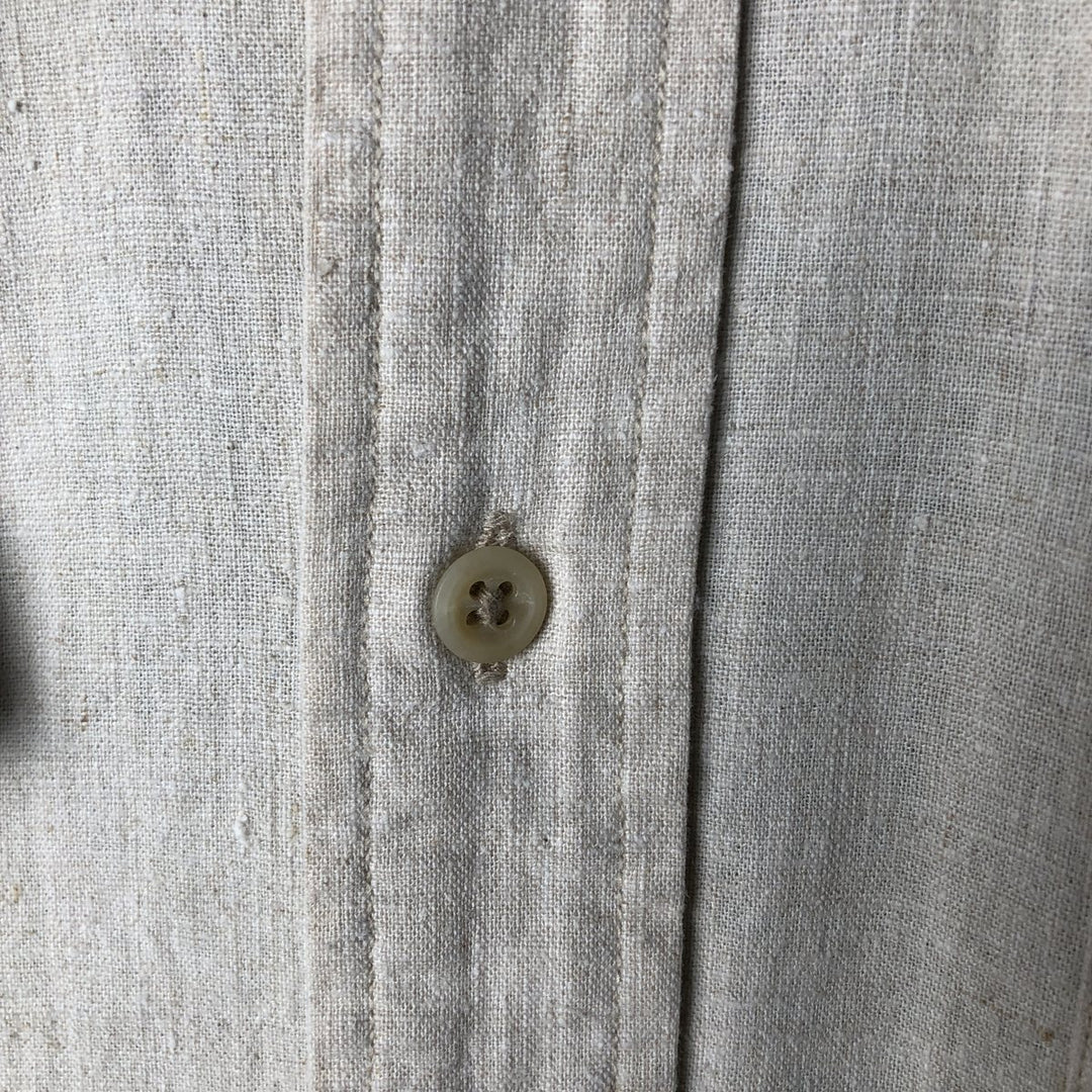 Vintage 90'S Tommy Hilfiger long-sleeved button-down shirt, size M, men's cotton Blue type light blue Vintage Second Hand