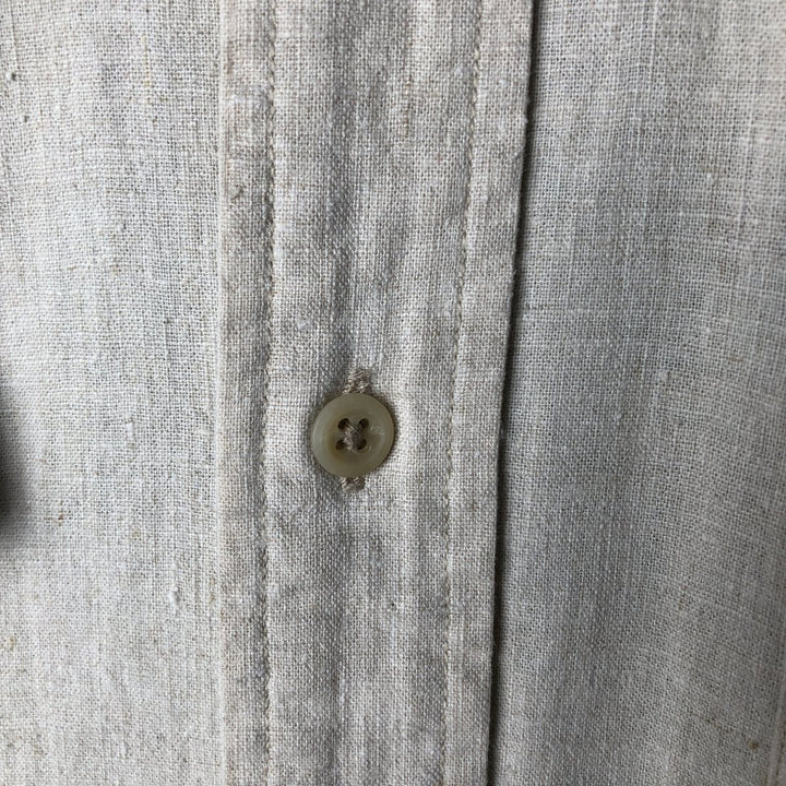 Vintage 90'S Tommy Hilfiger long-sleeved button-down shirt, size M, men's cotton Blue type light blue Vintage Second Hand