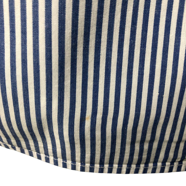 80s-90'S Brooks Brothers MAKERS Long Sleeve Button-Down Striped Shirt Made in USA Men's Size L Vintage cotton white type Vintage Second Hand