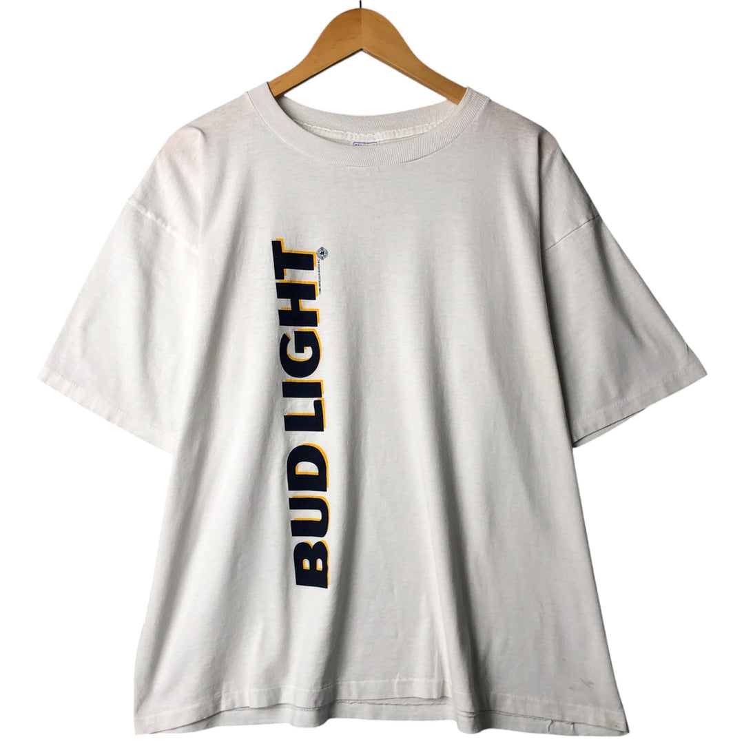 90'S SUGAR CREEK BUD LIGHT Bud Light Advertising T-shirt Made in USA Men's XL Vintage others white type Vintage Second Hand