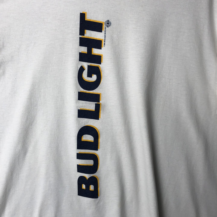 90'S SUGAR CREEK BUD LIGHT Bud Light Advertising T-shirt Made in USA Men's XL Vintage others white type Vintage Second Hand
