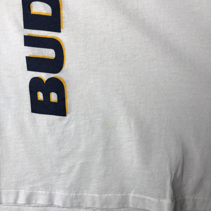 90'S SUGAR CREEK BUD LIGHT Bud Light Advertising T-shirt Made in USA Men's XL Vintage others white type Vintage Second Hand