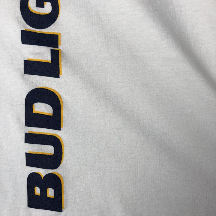 90'S SUGAR CREEK BUD LIGHT Bud Light Advertising T-shirt Made in USA Men's XL Vintage others white type Vintage Second Hand