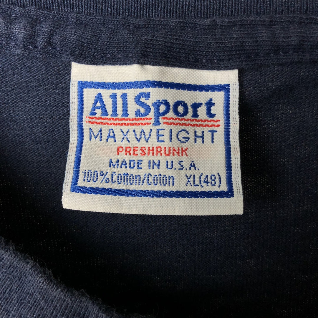 90'S ALL SPORT Delphi Corporation Delphi UAW Advertising T-shirt Men's XL Vintage cotton navy blue type Vintage Second Hand