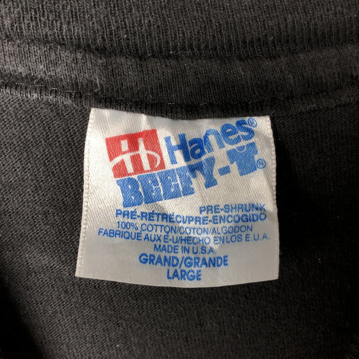 Vintage 90'S Hanes Jimmy Buffett Advertising T-Shirt, Made in USA, Men's Size Large cotton black type Vintage Second Hand
