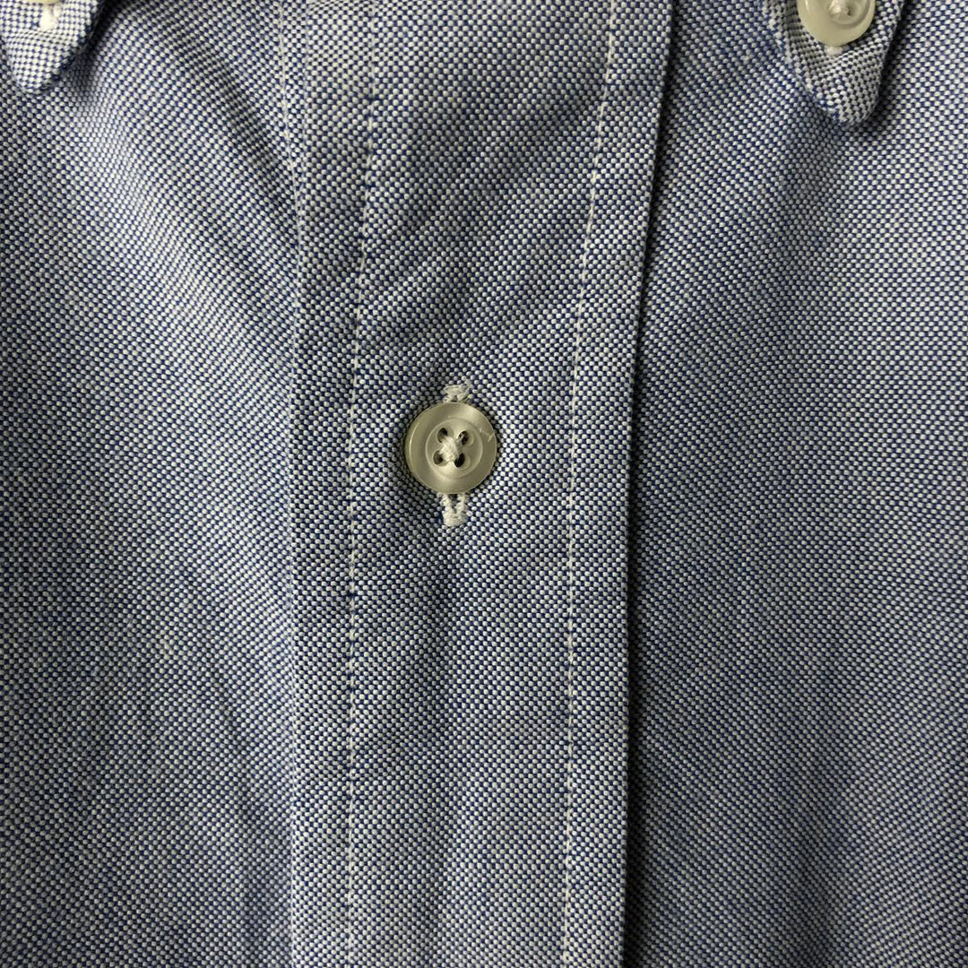 Brooks Brothers long sleeve button down shirt made in USA, size L for men Supima Cotton Blue type light blue Vintage Second Hand
